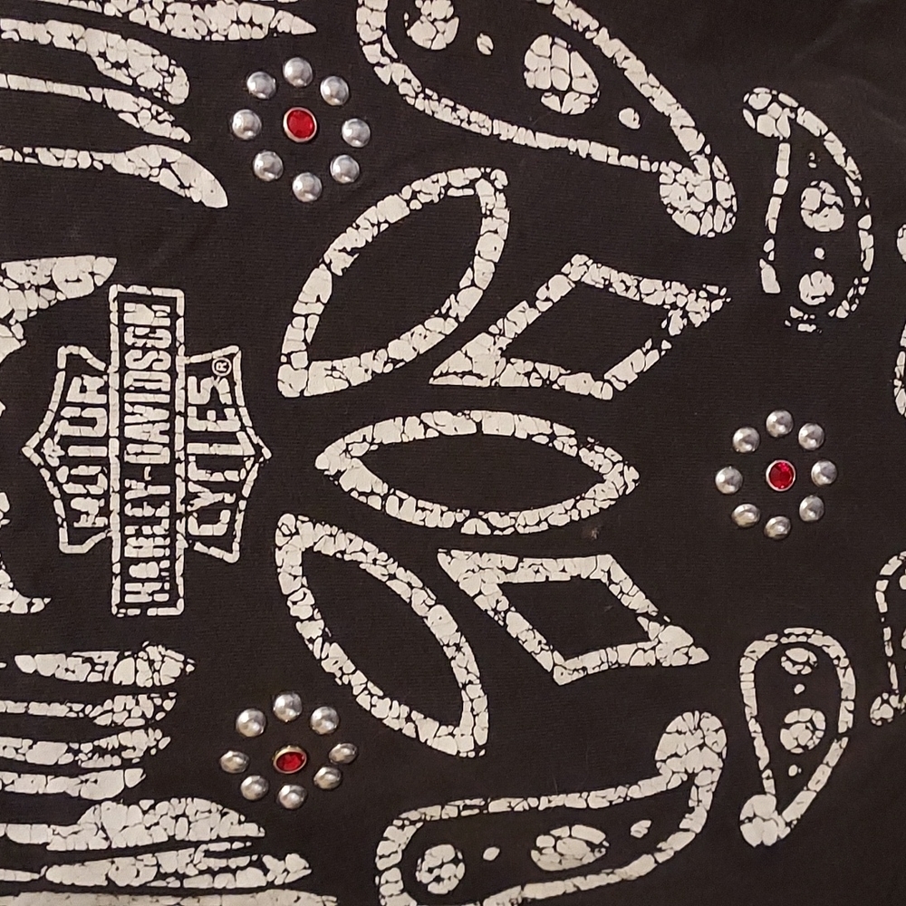 Harley Davidson fringe top - Picture 2 of 8